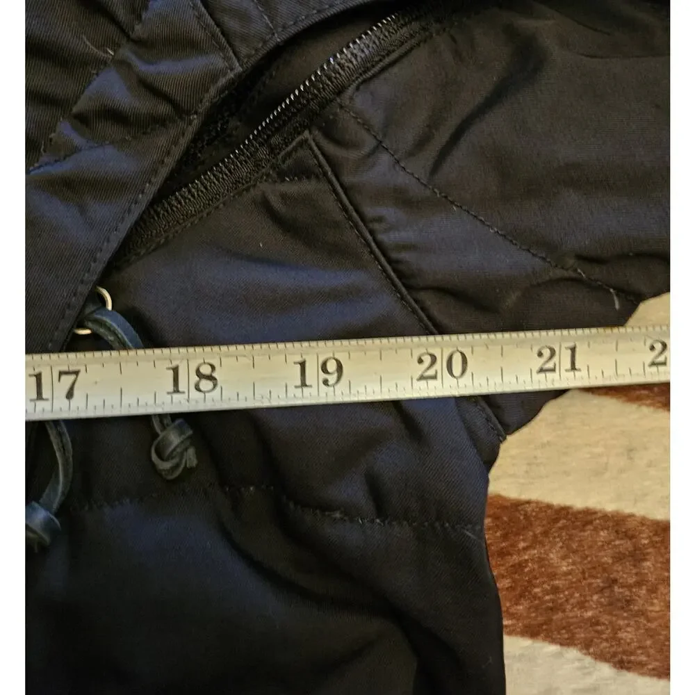 Men's Northface 600 Down RECCO Sz M Black Zippered Ski/Snow Jacket Puffer